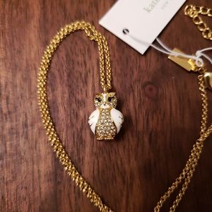 NWT Kate Spade Starbright Owl Necklace